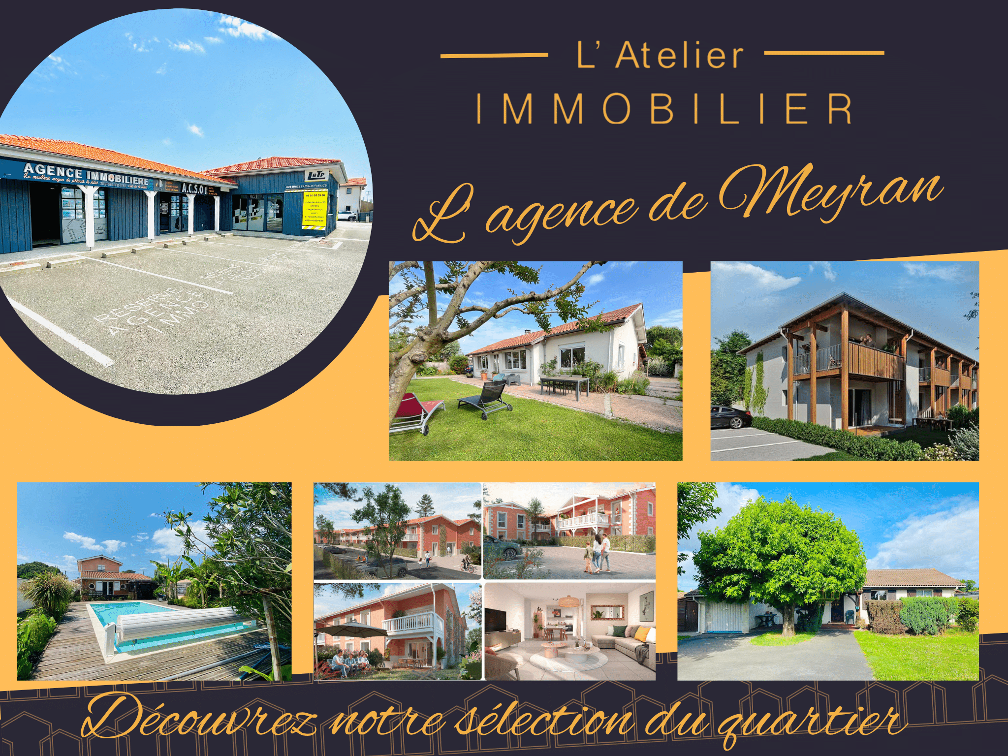 agence immobiliere à Gujan-Mestras quartier Meyran
