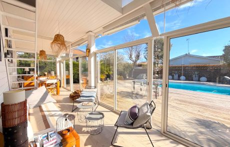 Maison moderne T5 avec piscine et jardin à vendre à Gujan-Mestras | Agence immobilière toutes transactions à Gujan-Mestras (33)