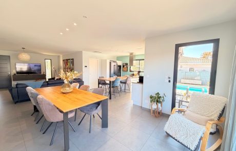 Maison T5 récente avec piscine et garage à vendre au Teich | Agence immobilière toutes transactions à Gujan-Mestras (33)