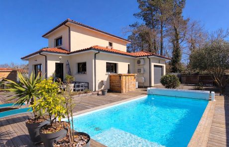 Maison T5 récente avec piscine et garage à vendre au Teich | Agence immobilière toutes transactions à Gujan-Mestras (33)