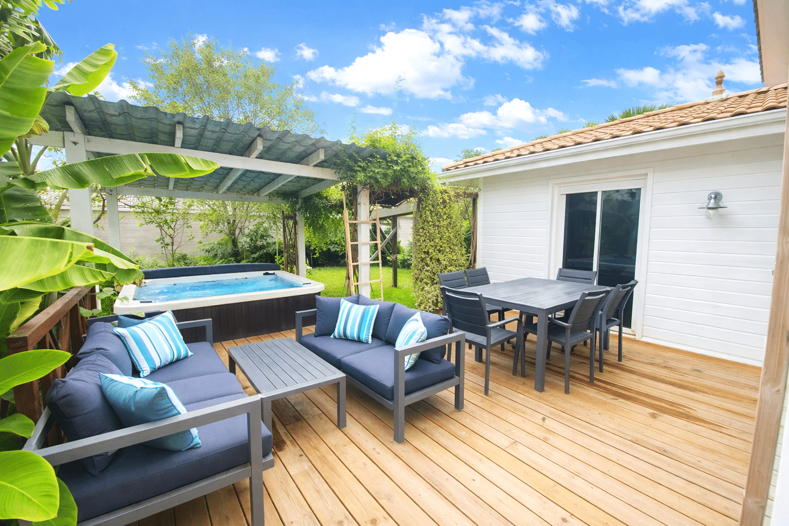 Maison contemporaine T5 à vendre à Gujan-Mestras | Agence immobilière toutes transactions à Gujan-Mestras (33)