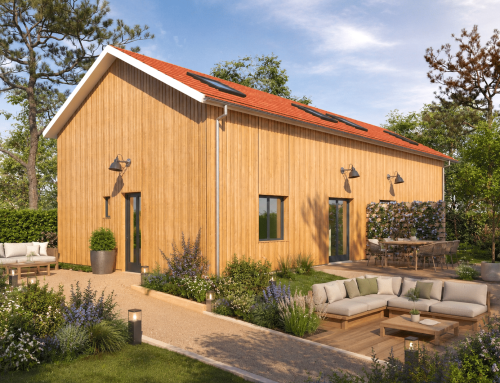 Maison T4 en duplex avec jardinet et parking à Gujan-Mestras
