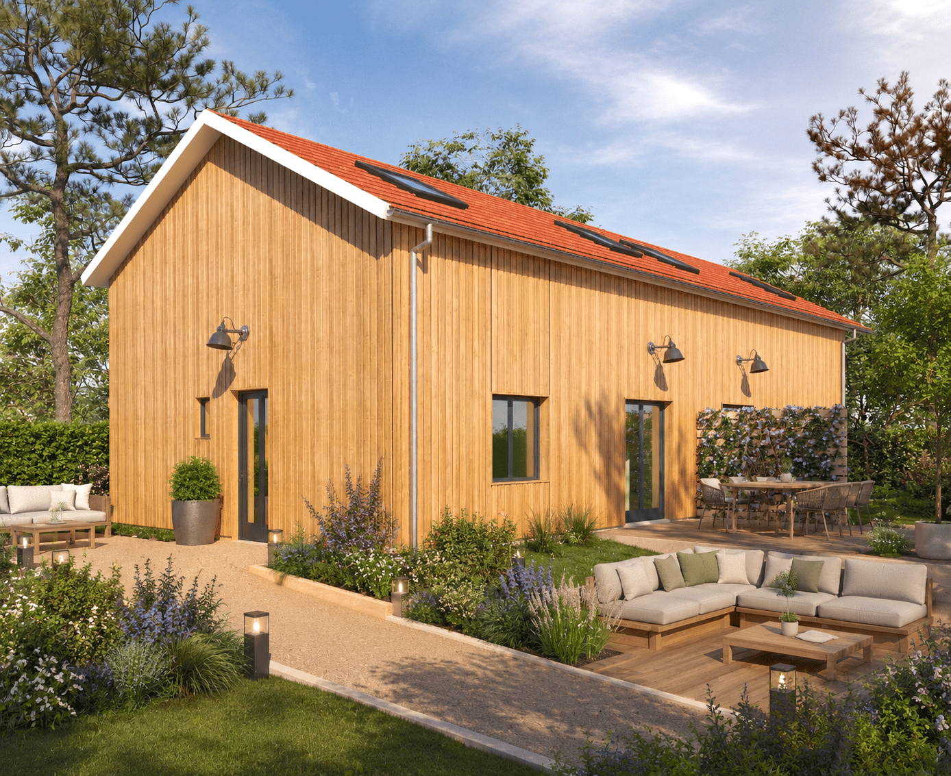 Maison T4 en duplex avec jardinet et parking à Gujan-Mestras | Agence immobilière toutes transactions à Gujan-Mestras (33)