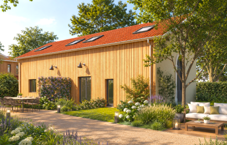 Maison T4 en duplex avec jardinet et parking à Gujan-Mestras | Agence immobilière toutes transactions à Gujan-Mestras (33)