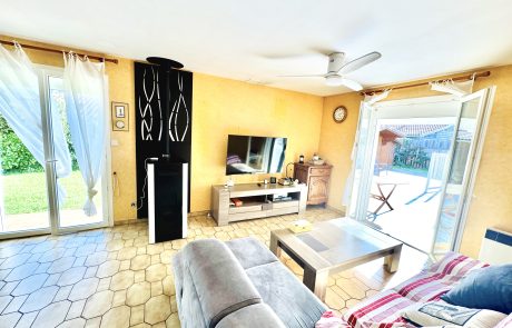 Maison T4 de plain-pied avec piscine à vendre à Gujan-Mestras | Agence immobilière toutes transactions à Gujan-Mestras (33)