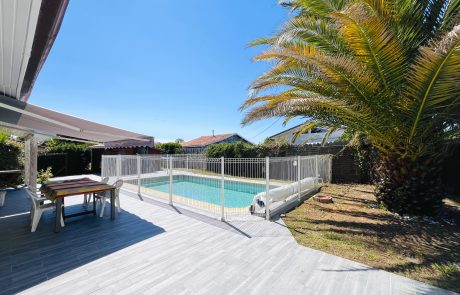Maison T4 de plain-pied avec piscine à vendre à Gujan-Mestras | Agence immobilière toutes transactions à Gujan-Mestras (33)
