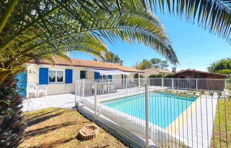 Maison T4 de plain-pied avec piscine à vendre à Gujan-Mestras | Agence immobilière toutes transactions à Gujan-Mestras (33)