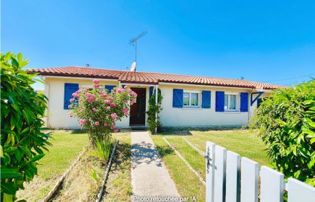 Maison T4 de plain-pied avec piscine à vendre à Gujan-Mestras | Agence immobilière toutes transactions à Gujan-Mestras (33)