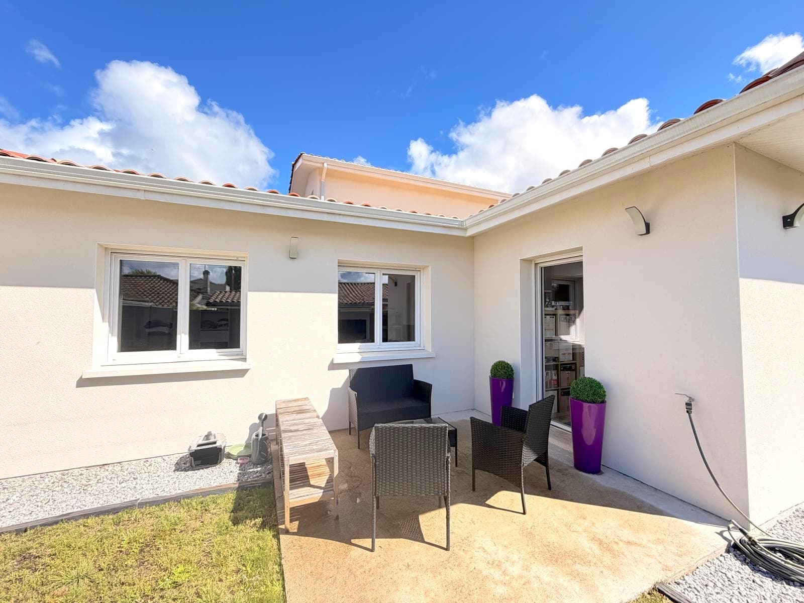 Maison récente T4 avec studio à vendre à Audenge | Agence immobilière toutes transactions à Gujan-Mestras (33)