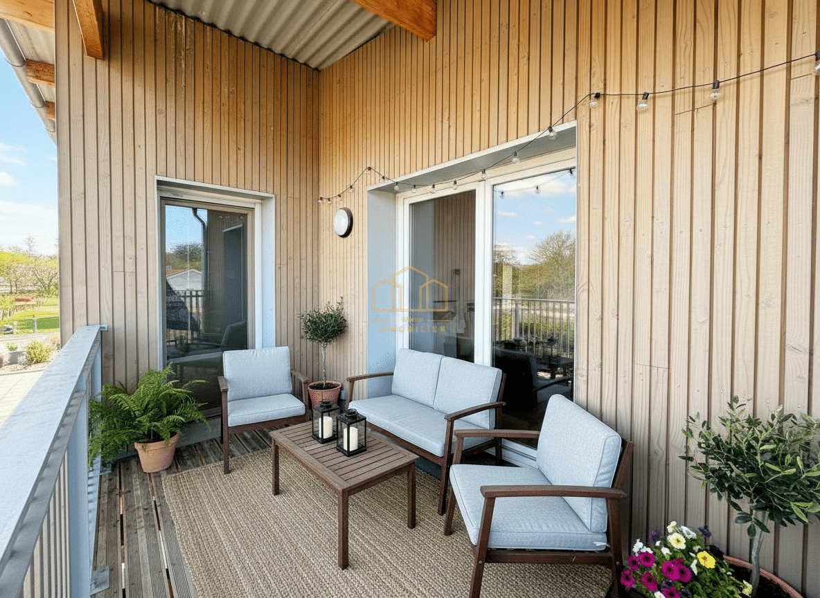 Appartement T3 avec balcon et parking à vendre à Biganos | Agence immobilière toutes transactions à Gujan-Mestras (33)
