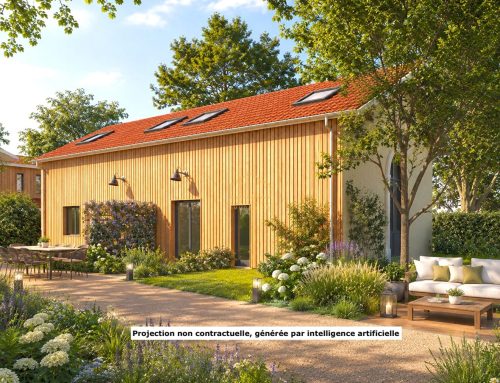 Maison de ville T4 en duplex avec jardinet et parking à vendre à Gujan-Mestras
