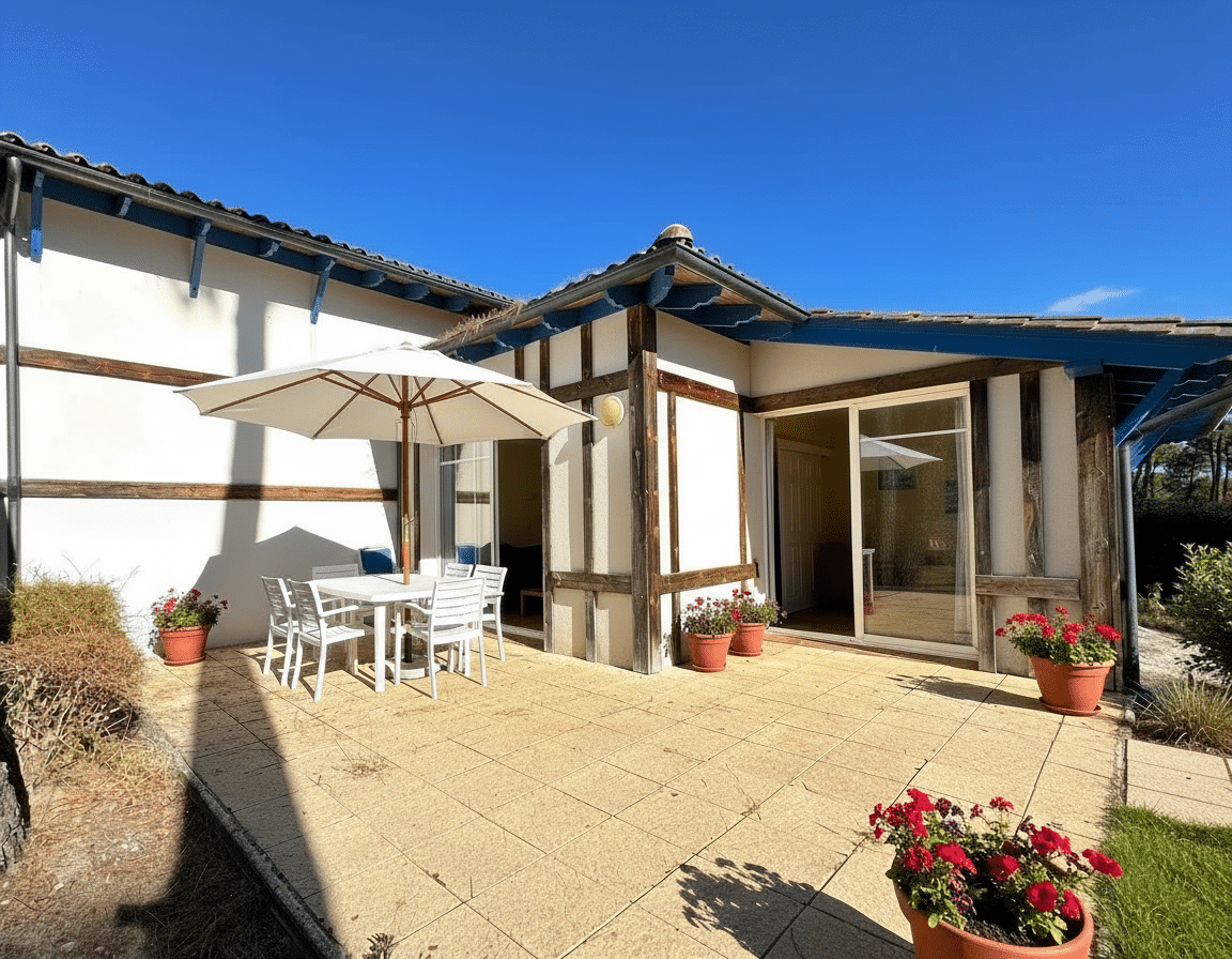 Appartement T3 avec terrasse à vendre au golf de Gujan-Mestras dans résidence avec piscine | Agence immobilière toutes transactions à Gujan-Mestras (33)
